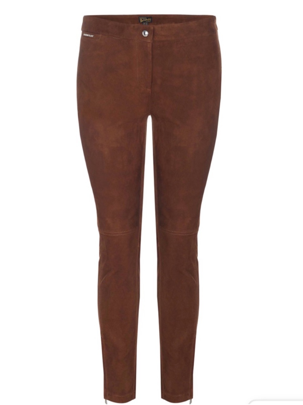 Belstaff Rust Brown Suede Trousers